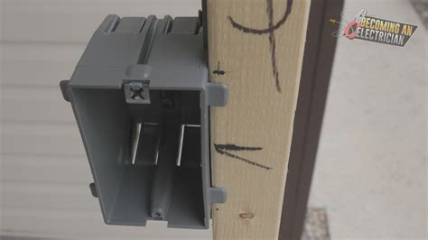 How to Install a Single Gang Electrical Box 